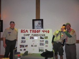 Troop 440 event poster board