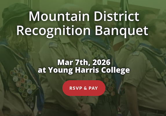 Mountain District News: Banquet Deadlines & Spring Scouting Calendar